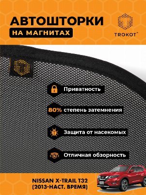 Nissan X-Trail (3) (Т32) (2013-наст.время) Внедорожник 5 дв. Комплект на передние двери STANDART